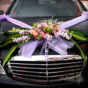 Hochzeitsauto Dekoration