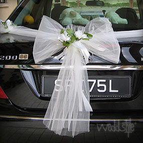 Hochzeitsauto Dekoration