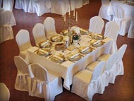 Hochzeitstisch mit Platzteller