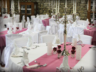 Rosa Tischdekoration Hochzeit