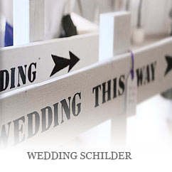 Wedding Schilder für Hochzeit